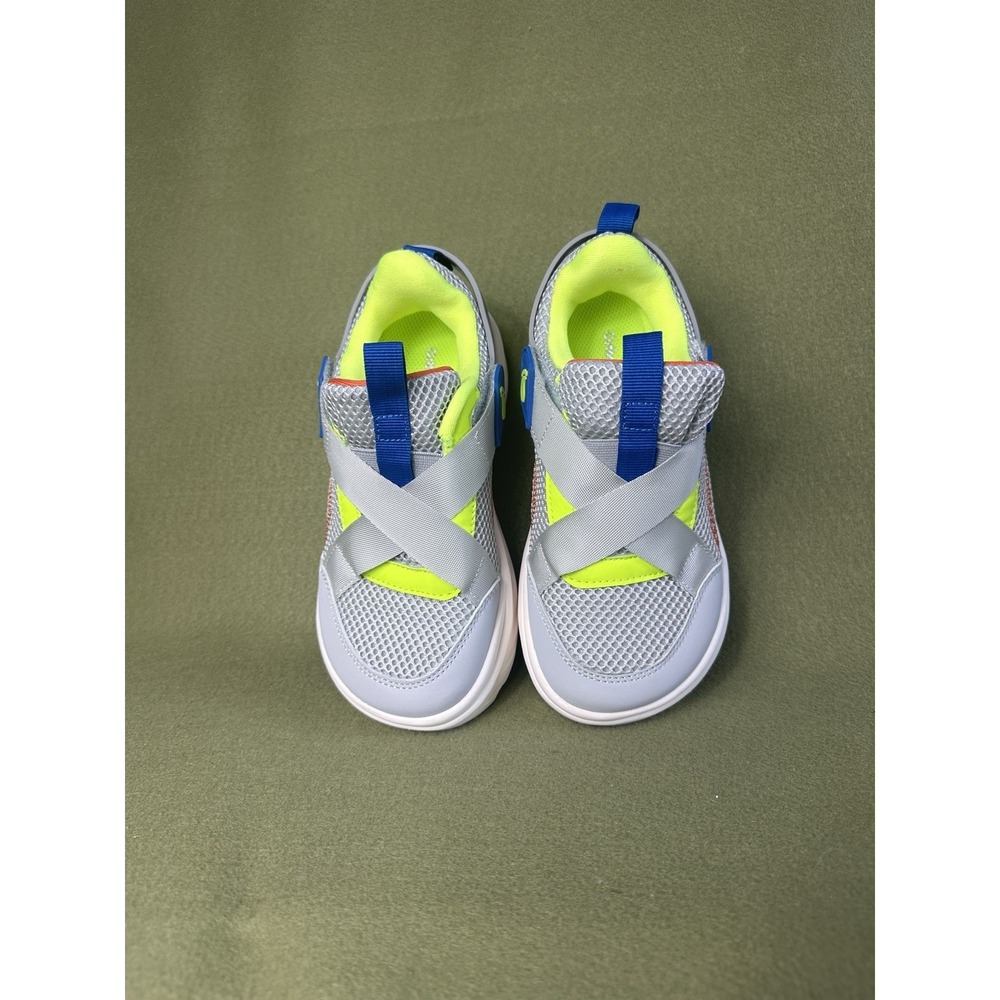 OrthoComfoot Kids Orthopedic Shoes Size 1 Wide US / 32 EU Gray Neon New